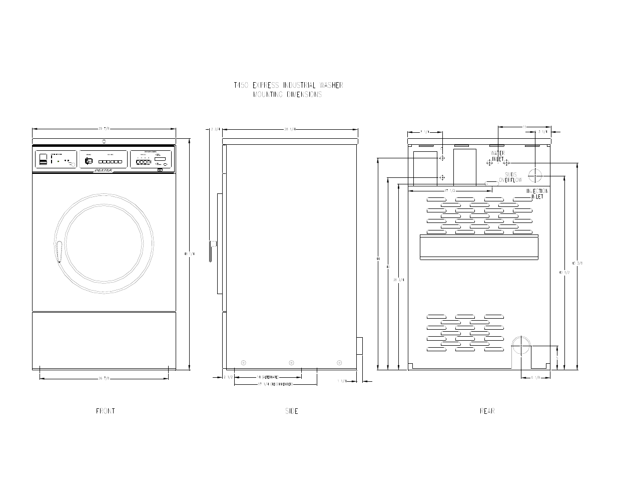 Fabric softener (optional) add add bleach flush, Rinse final wash rinse spin | Dexter Laundry T-450 EXPRESS (On-Premise) User Manual | Page 2 / 17