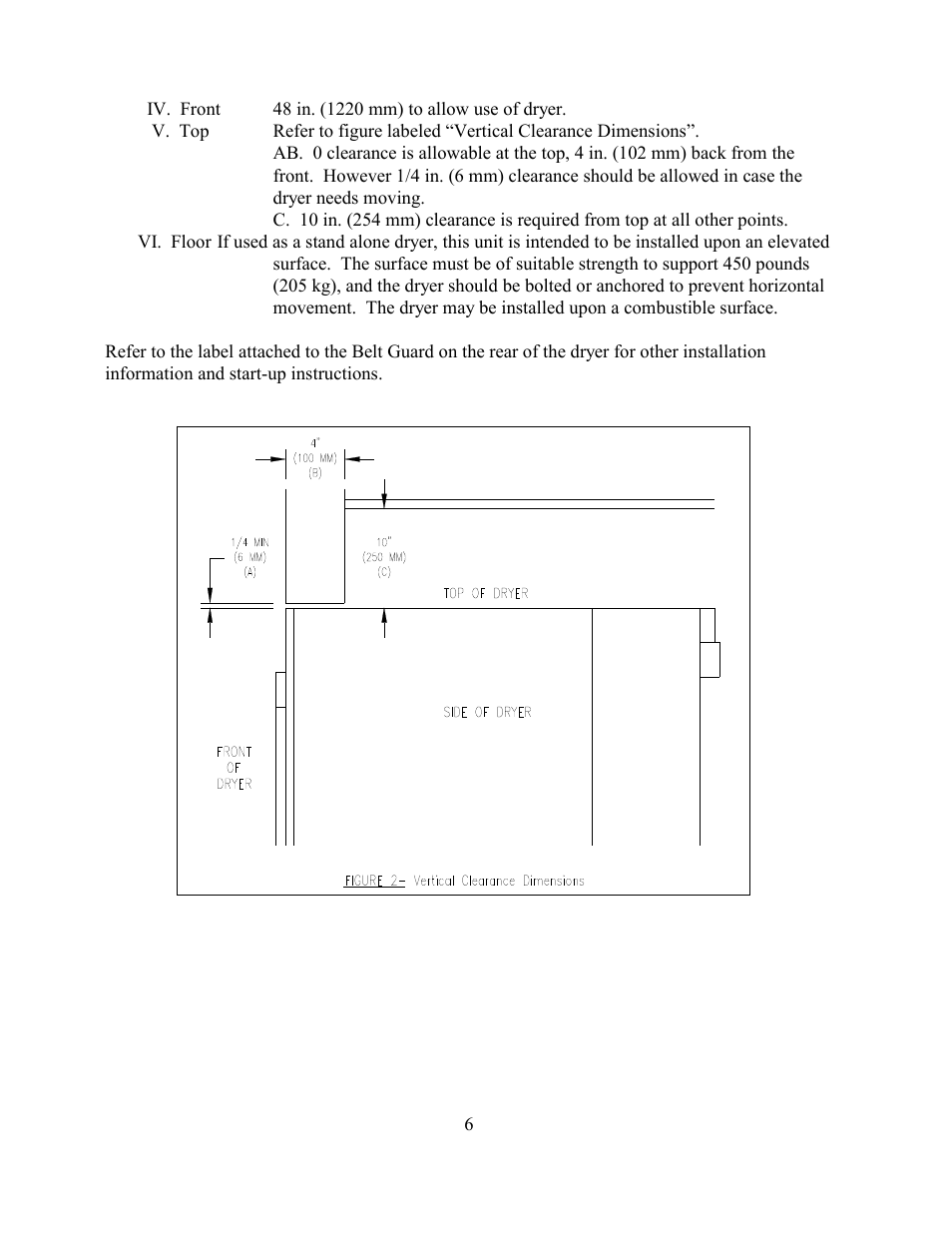Dexter Laundry SWD EXPRESS - Dryer (On-Premise) User Manual | Page 6 / 13