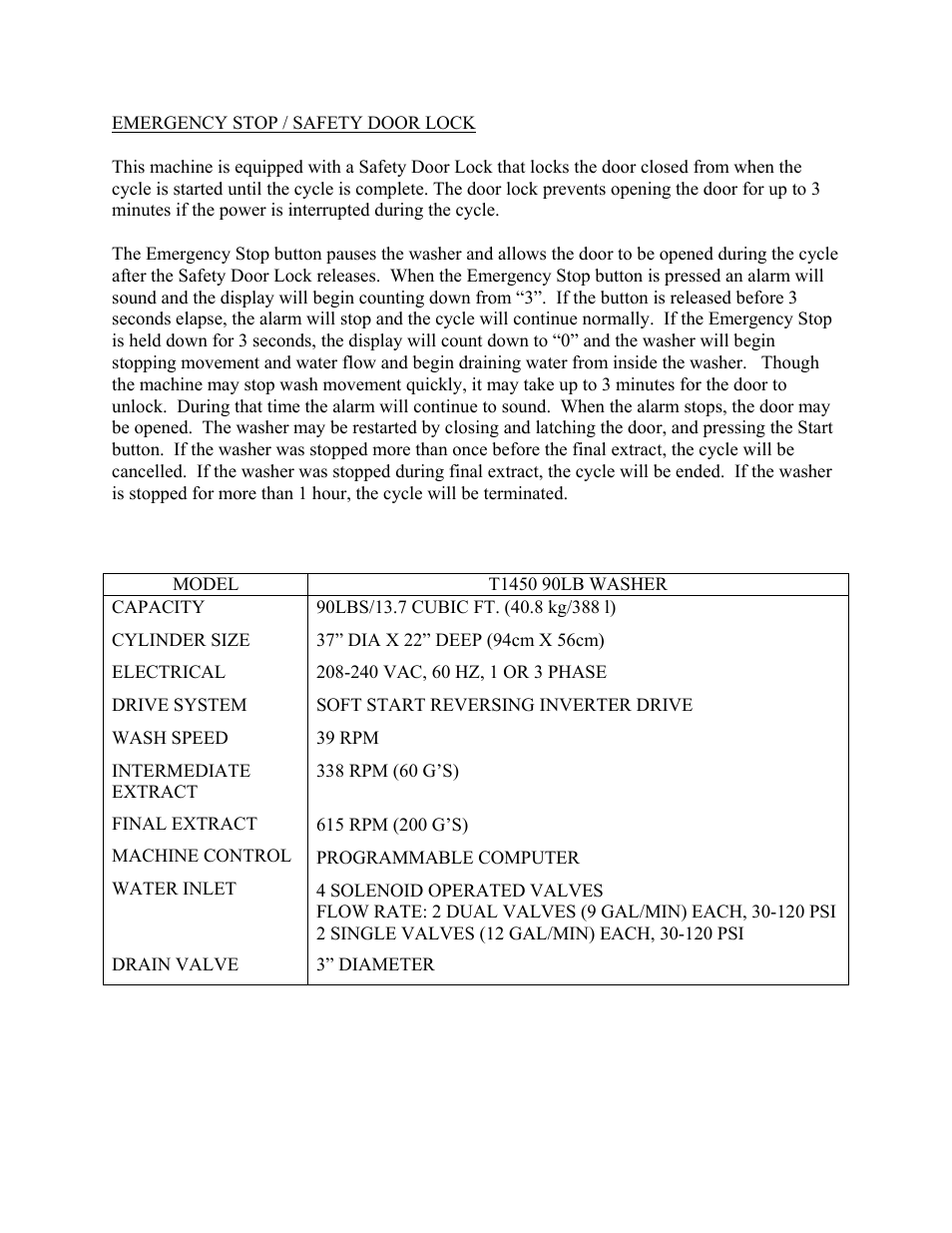 Dexter Laundry T-1450 EXPRESS (Commercial) User Manual | Page 7 / 17
