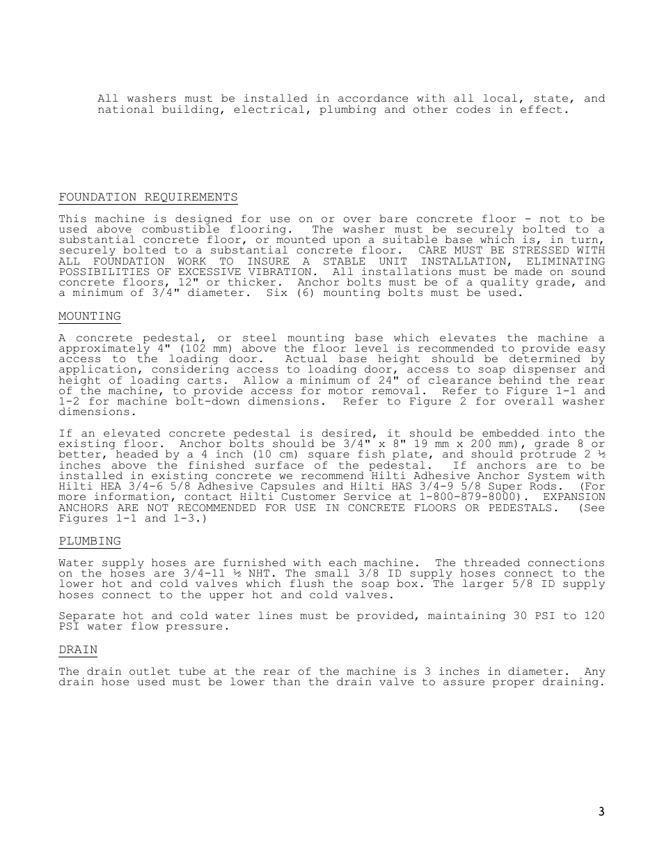 Dexter Laundry T-1450 EXPRESS (30-Cycle) User Manual | Page 3 / 34