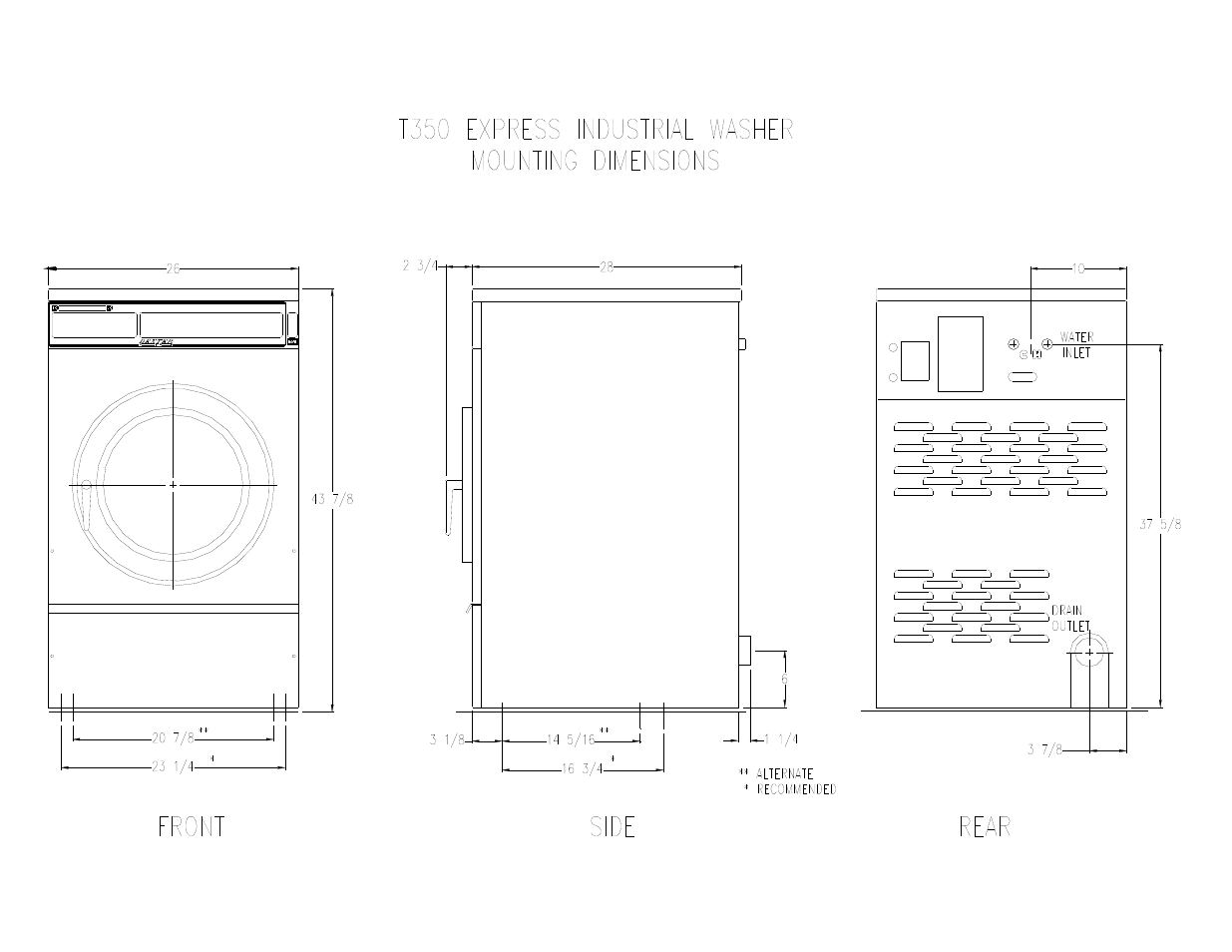 Dexter Laundry T-350 EXPRESS (On-Premise) User Manual | Page 3 / 18
