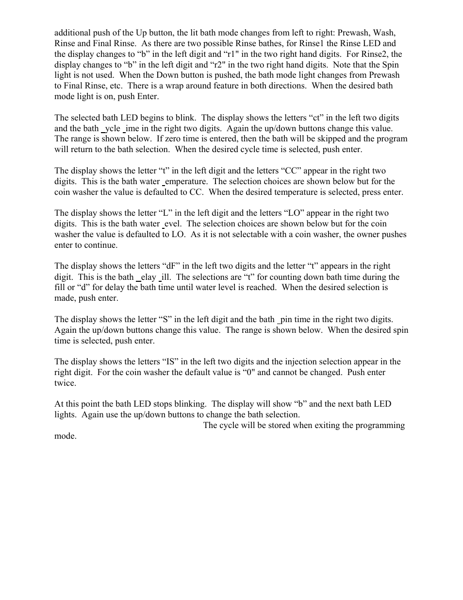 Dexter Laundry T-1200 (Commercial) User Manual | Page 11 / 17