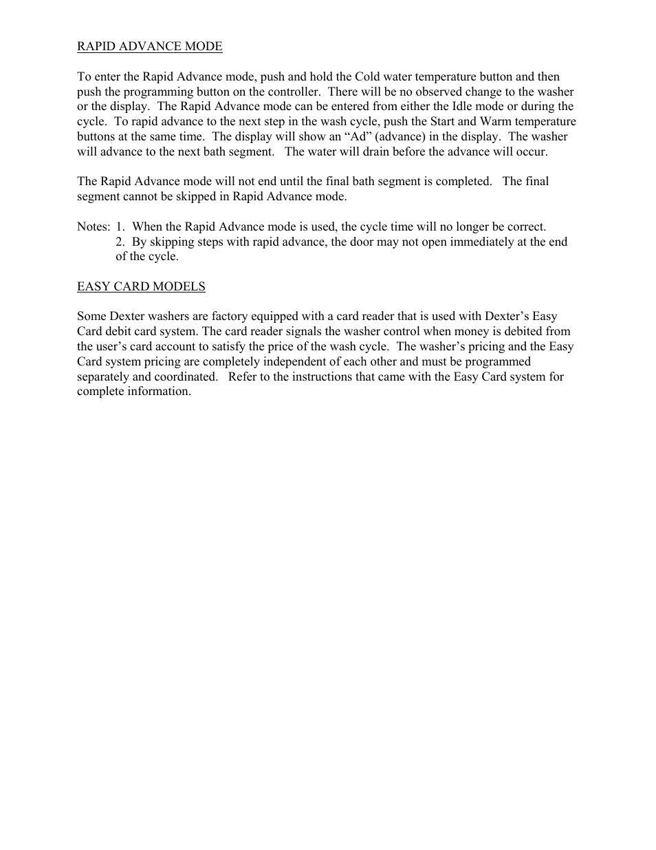 Dexter Laundry T-1200 (Commercial) User Manual | Page 13 / 17