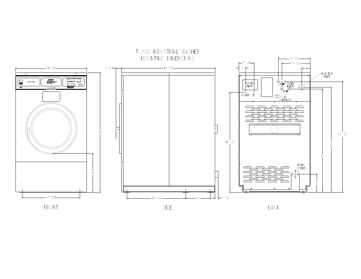 Dexter Laundry T-1200 (30-Cycle) User Manual | Page 5 / 33