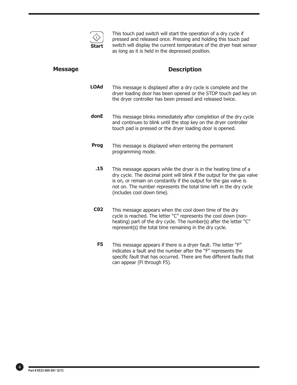 Dexter Laundry T-50X2 EXPRESS (On-Premise) User Manual | Page 4 / 11