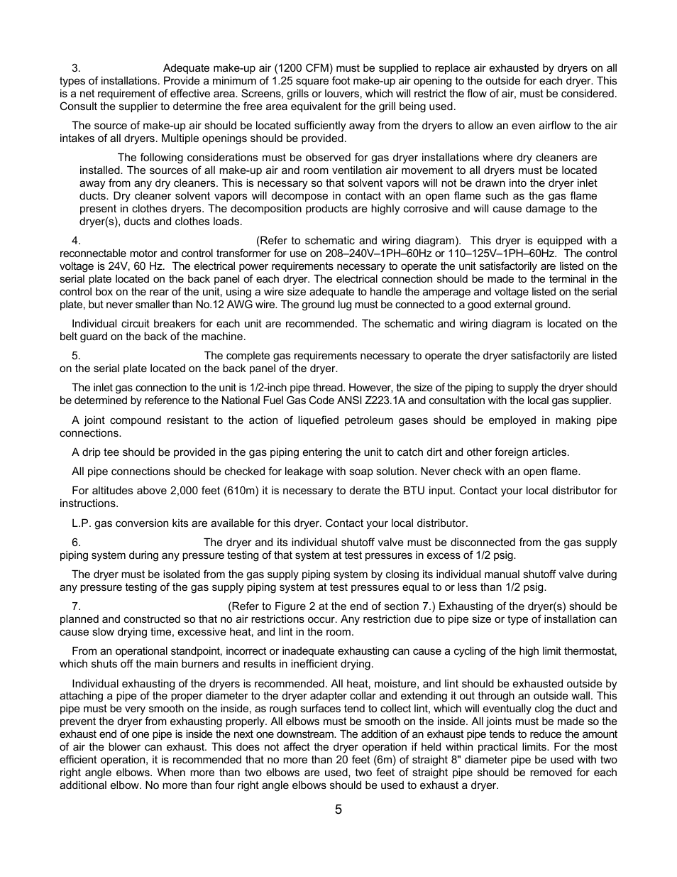 Dexter Laundry T-80 (Commercial) User Manual | Page 5 / 15