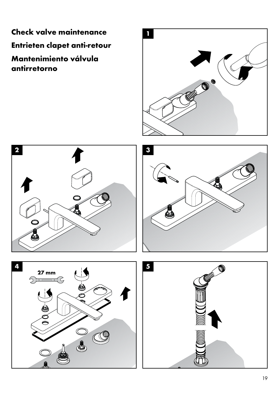 Factory Direct Hardware Hansgrohe 11443 Axor Urquiola User Manual | Page 19 / 28