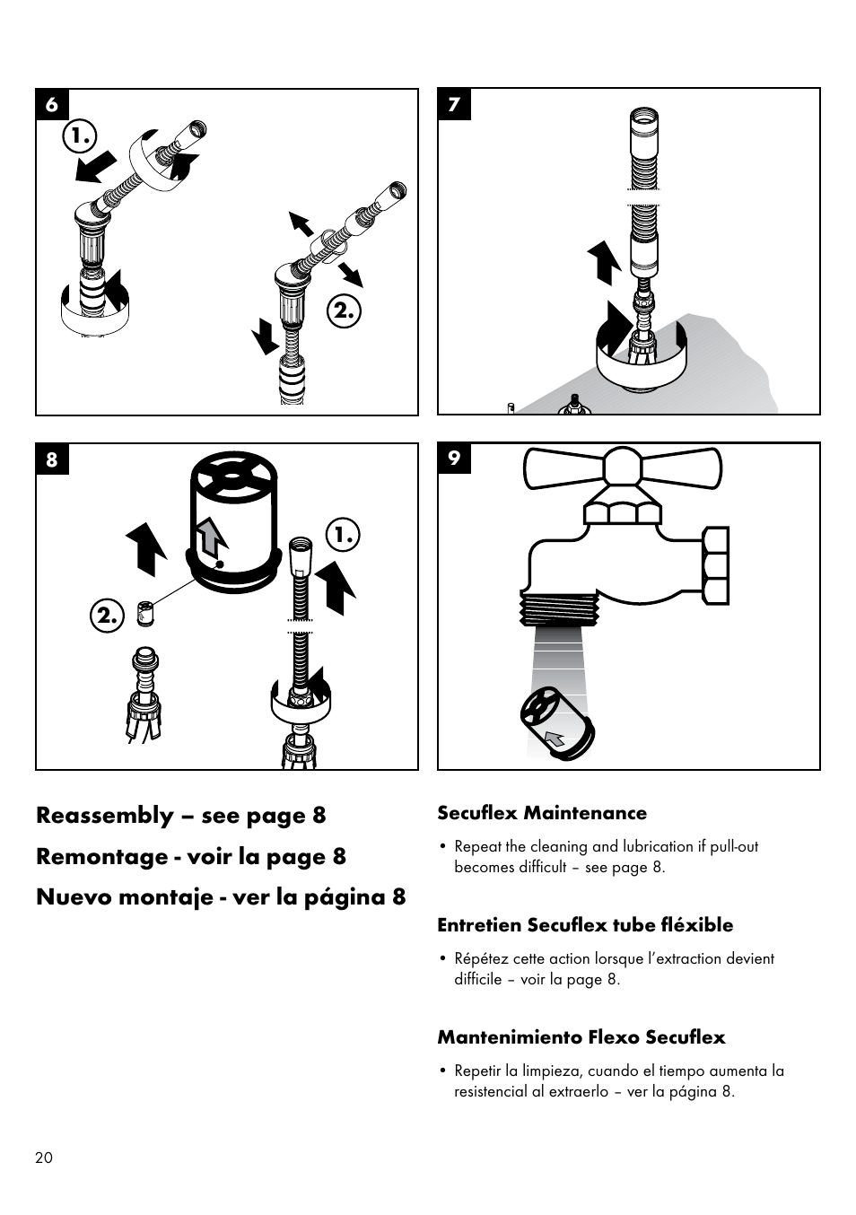 Factory Direct Hardware Hansgrohe 11443 Axor Urquiola User Manual | Page 20 / 28