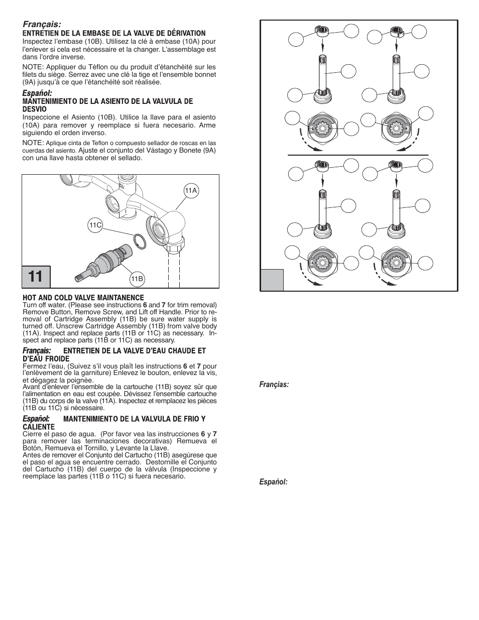 12 a b | Pfister 01 • 801 Series User Manual | Page 7 / 8