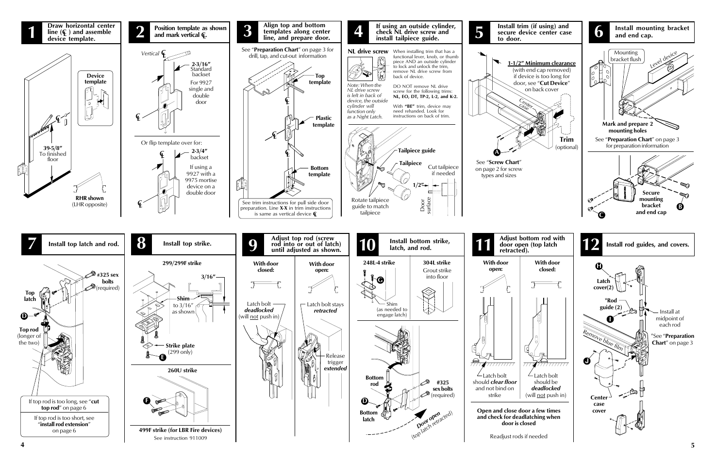 Factory Direct Hardware Von Duprin 9827EO4 User Manual | Page 4 / 4