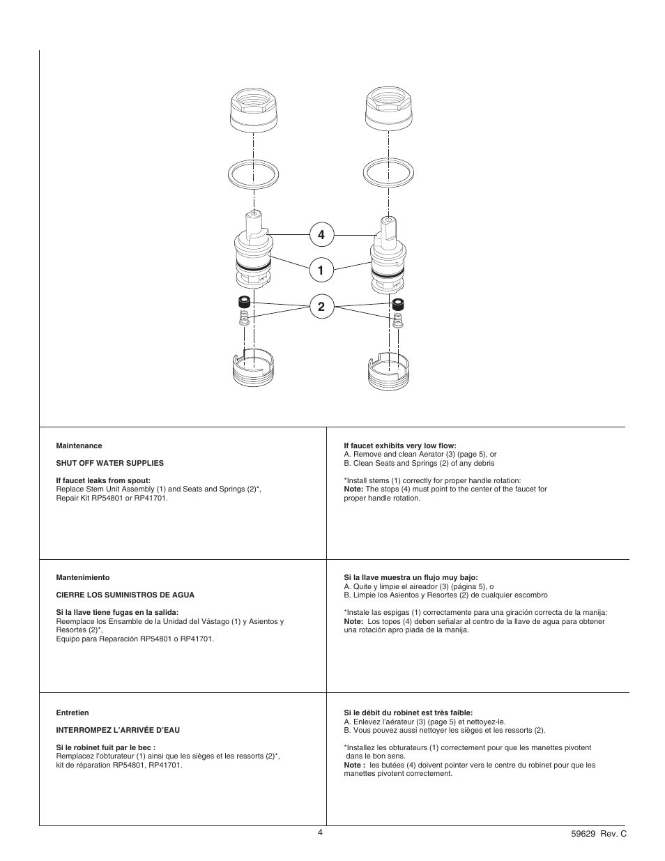 Factory Direct Hardware Delta 25996LF User Manual | Page 4 / 6