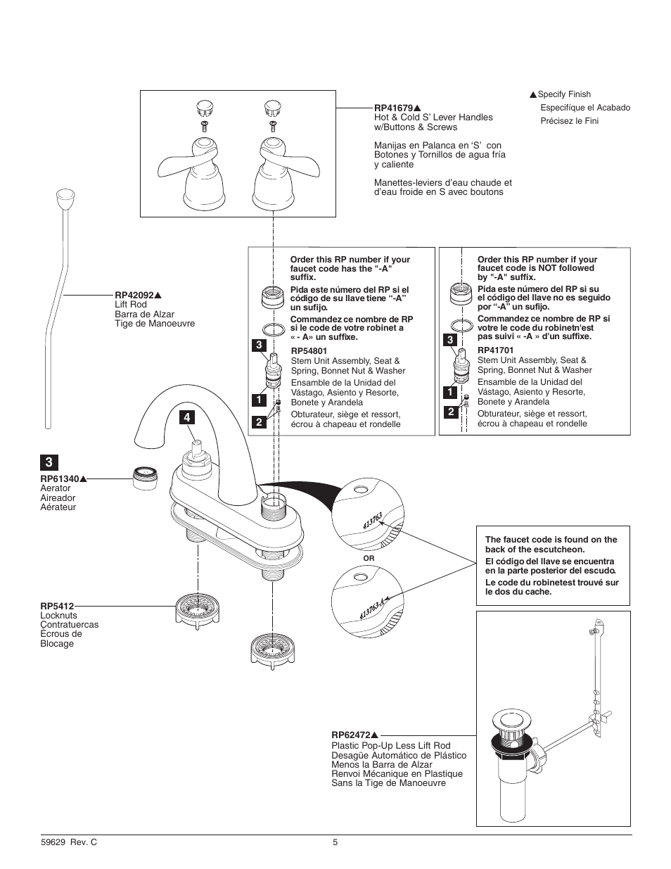 Factory Direct Hardware Delta 25996LF User Manual | Page 5 / 6