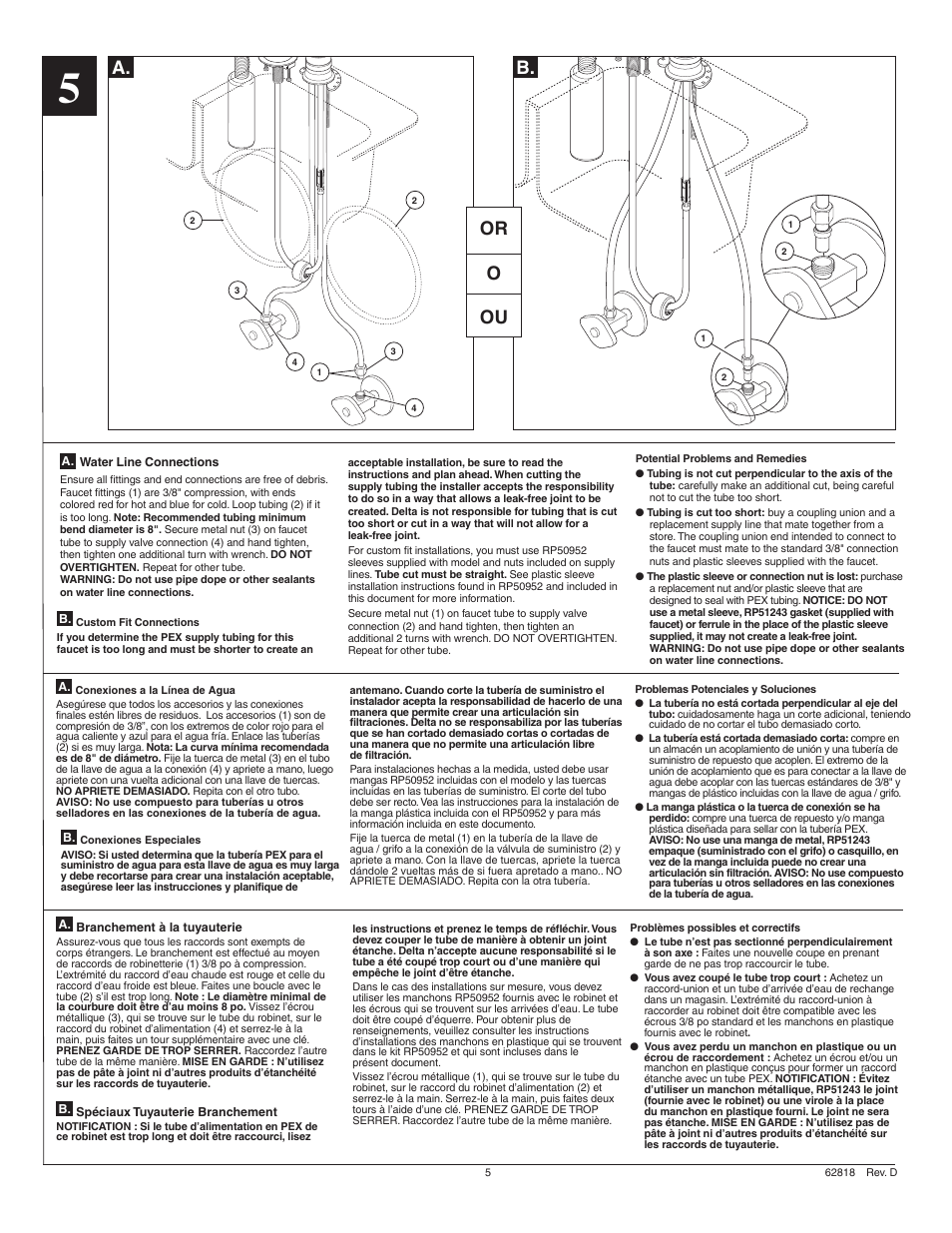 A. b. or o ou | Factory Direct Hardware Delta 978-SD-DST Leland User Manual | Page 5 / 12