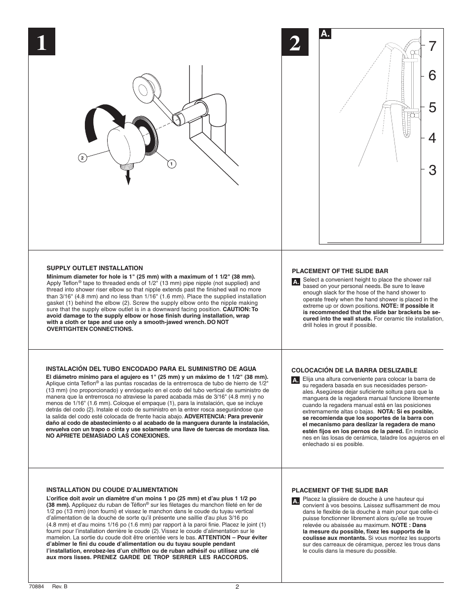 Factory Direct Hardware Brizo 85785 Charlotte User Manual | Page 2 / 6