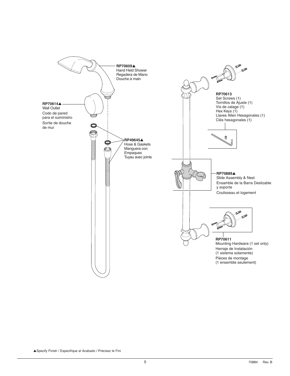 Factory Direct Hardware Brizo 85785 Charlotte User Manual | Page 5 / 6