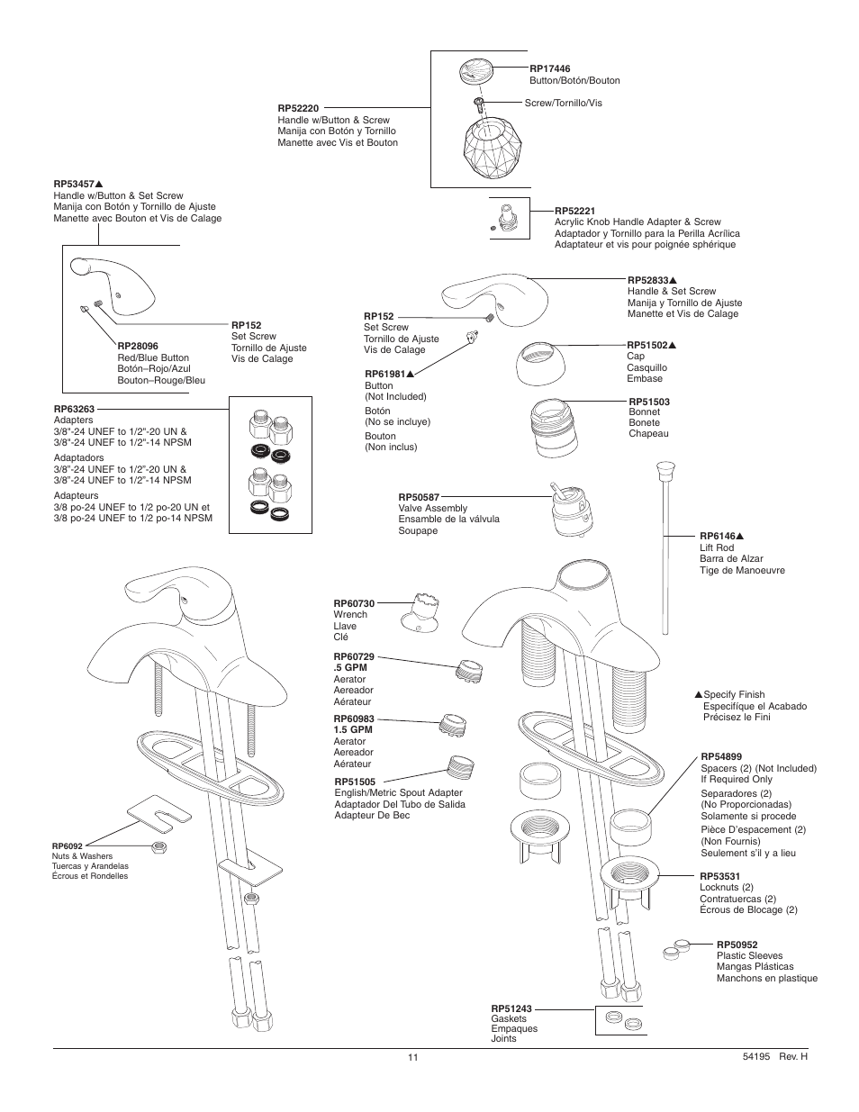 Factory Direct Hardware Delta 520-MPU-DST User Manual | Page 11 / 12