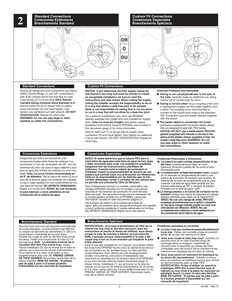 Factory Direct Hardware Delta 520-MPU-DST User Manual | Page 5 / 12