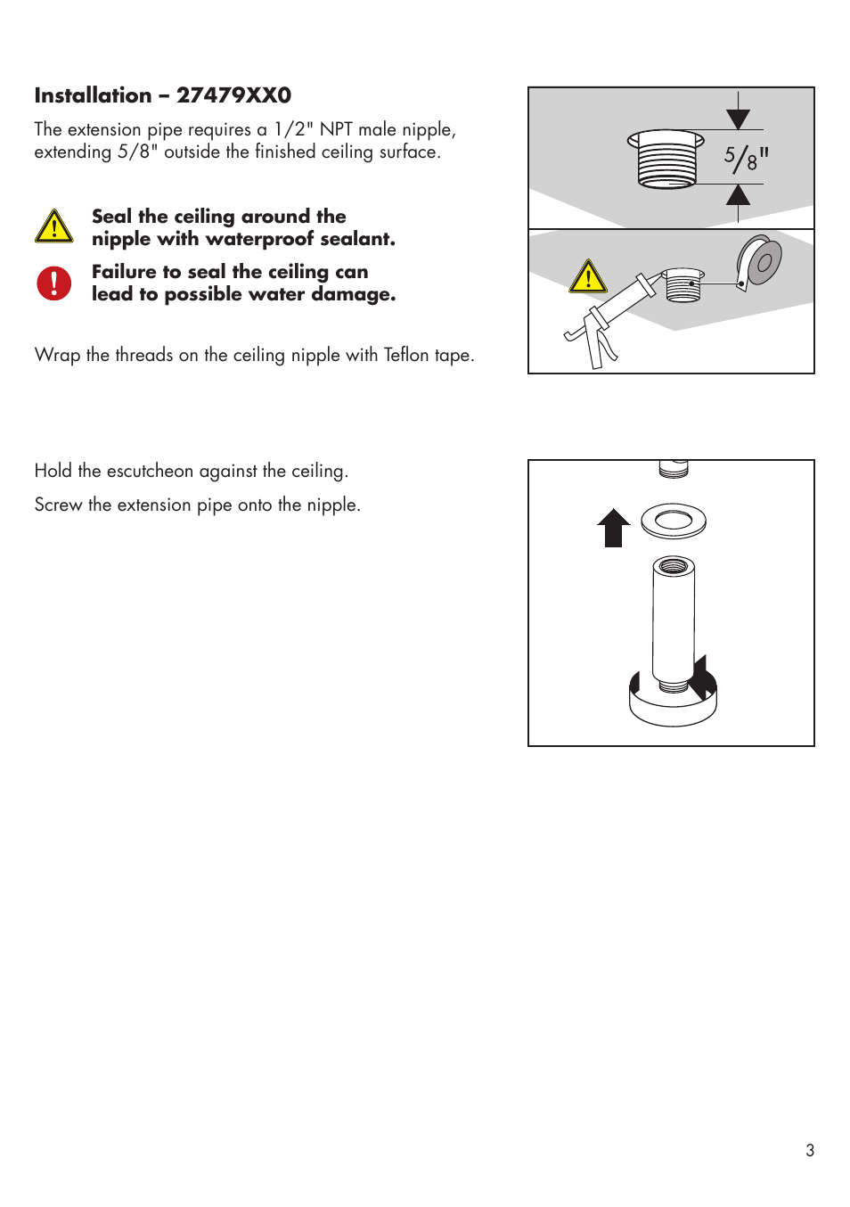 Factory Direct Hardware Hansgrohe 27413 Raindance User Manual | Page 3 / 12