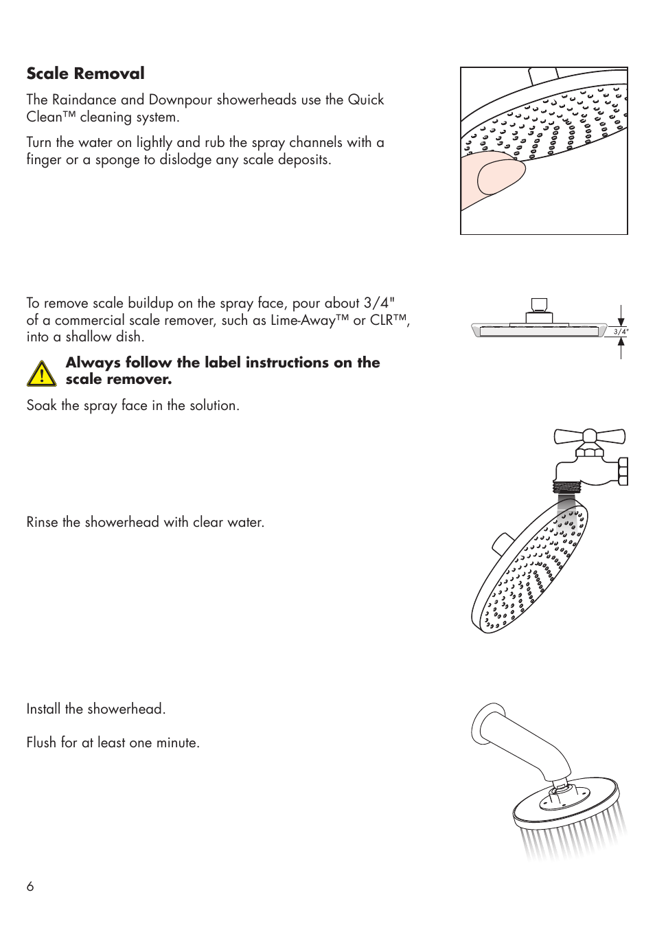 Factory Direct Hardware Hansgrohe 27413 Raindance User Manual | Page 6 / 12