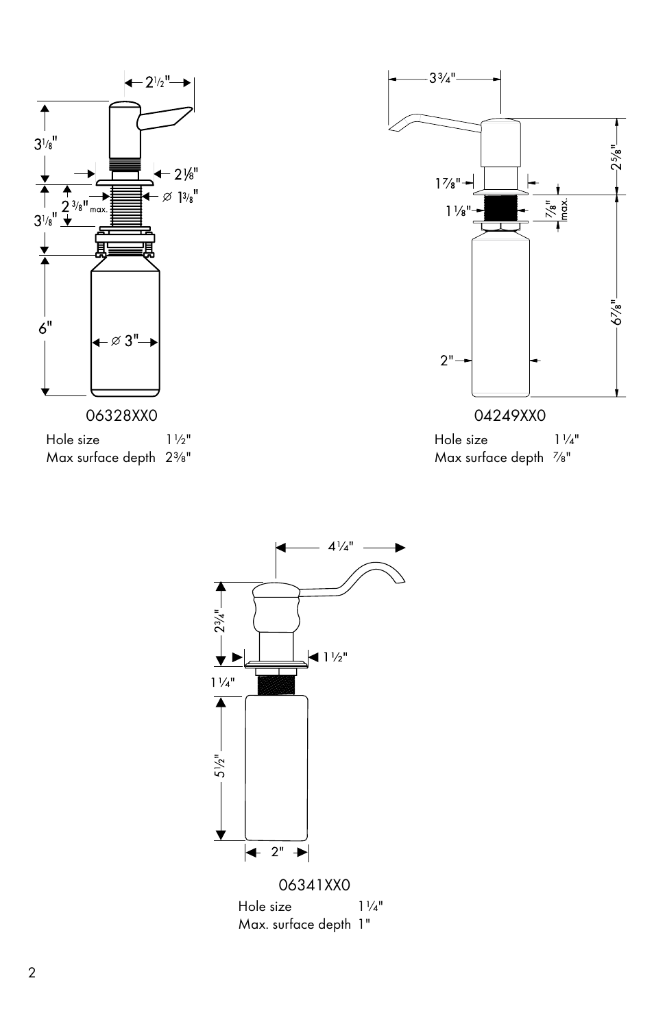 Factory Direct Hardware Hansgrohe 06341 C User Manual | Page 2 / 8