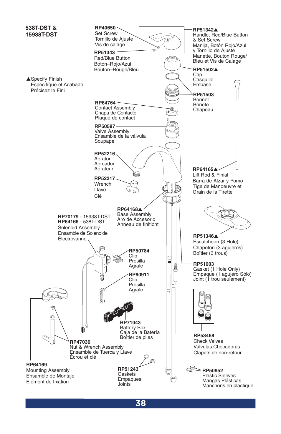 Factory Direct Hardware Delta 15960T-DST User Manual | Page 40 / 44