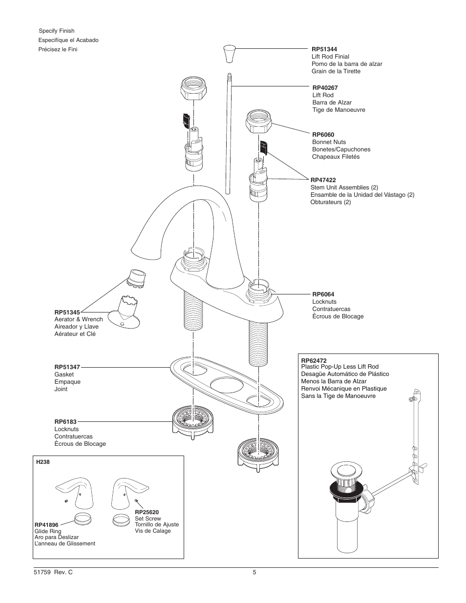 Factory Direct Hardware Delta 25938LF User Manual | Page 5 / 6