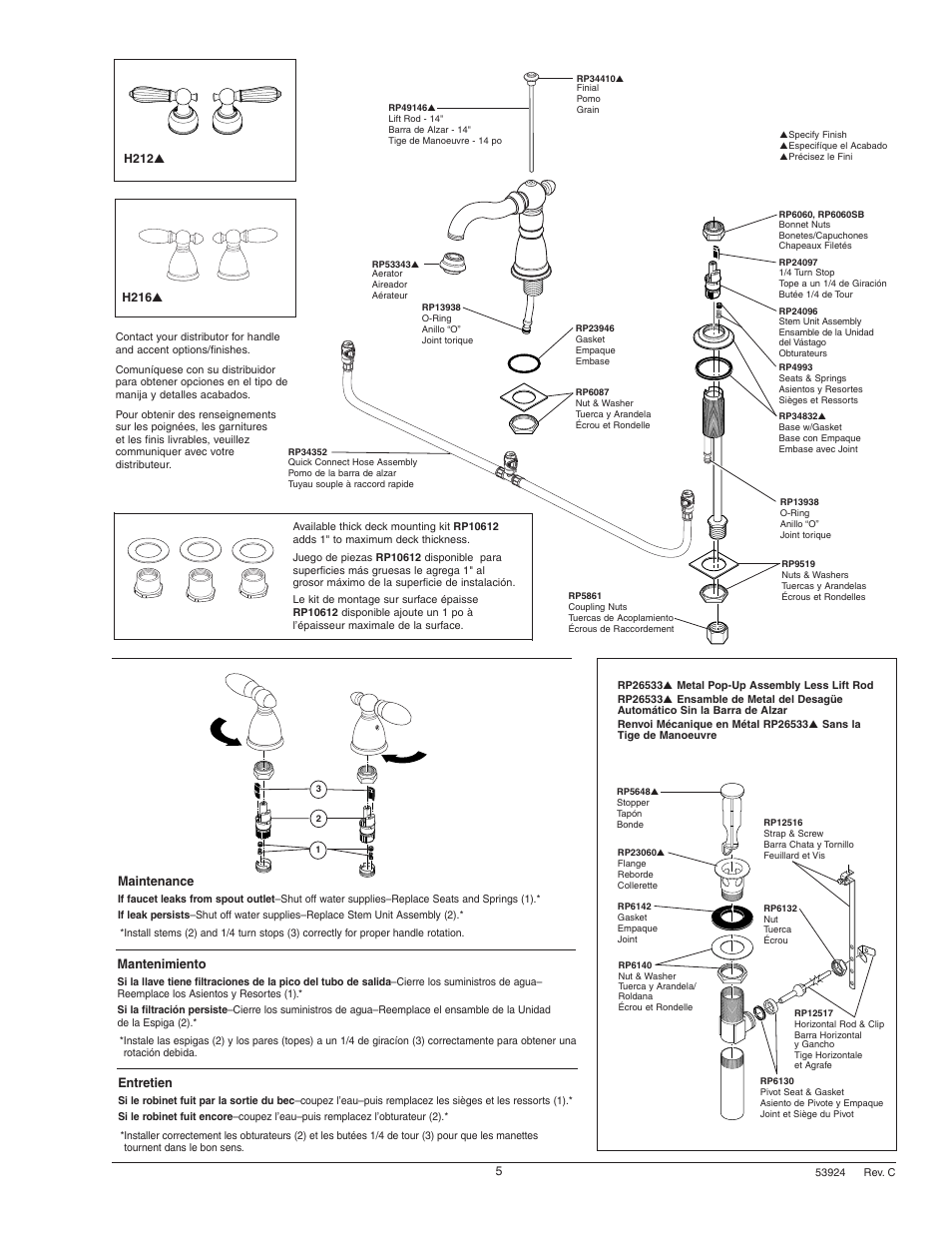 Factory Direct Hardware Delta 3555LF-216 User Manual | Page 5 / 6