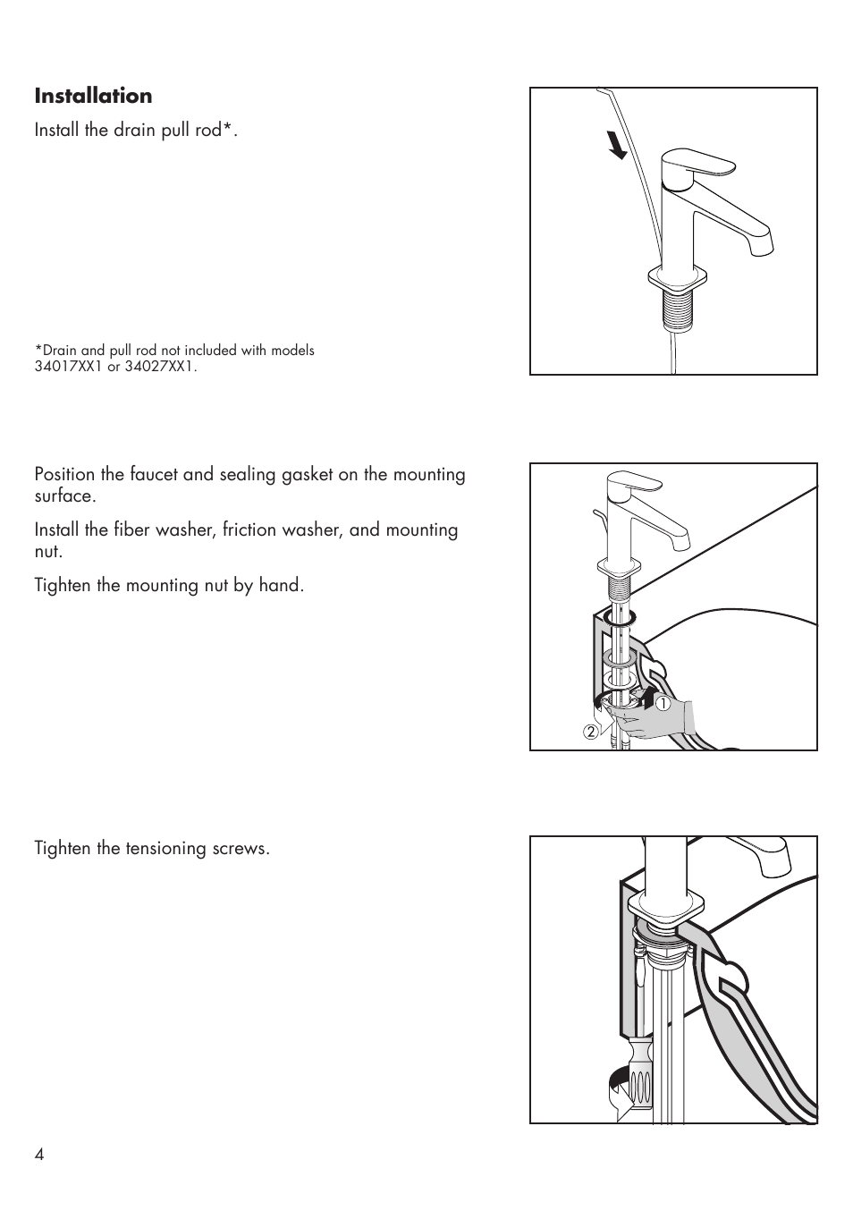 Factory Direct Hardware Hansgrohe 34016 User Manual | Page 4 / 12
