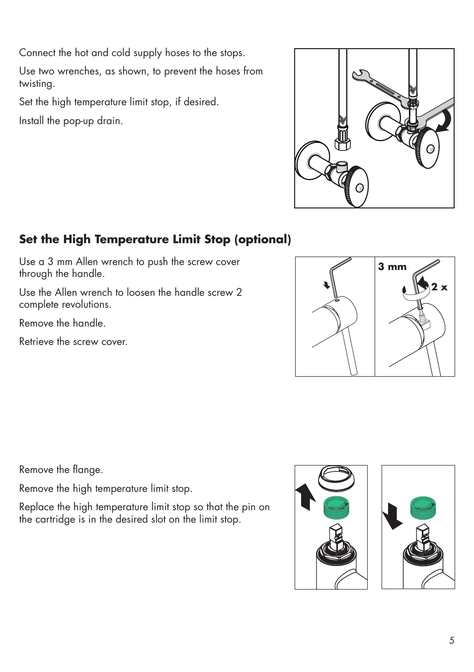 Factory Direct Hardware Hansgrohe 34016 User Manual | Page 5 / 12