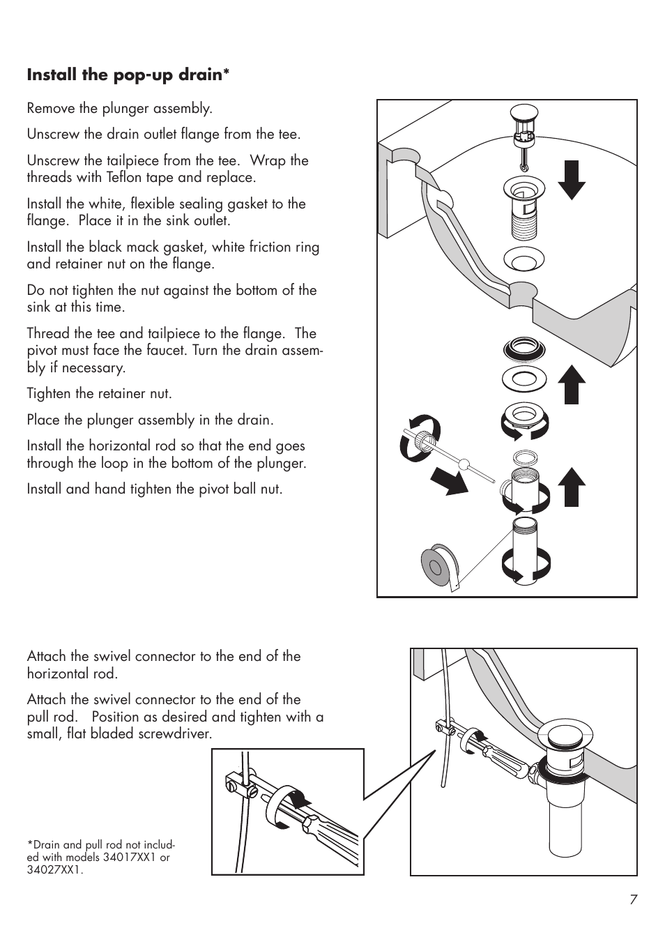 Factory Direct Hardware Hansgrohe 34016 User Manual | Page 7 / 12