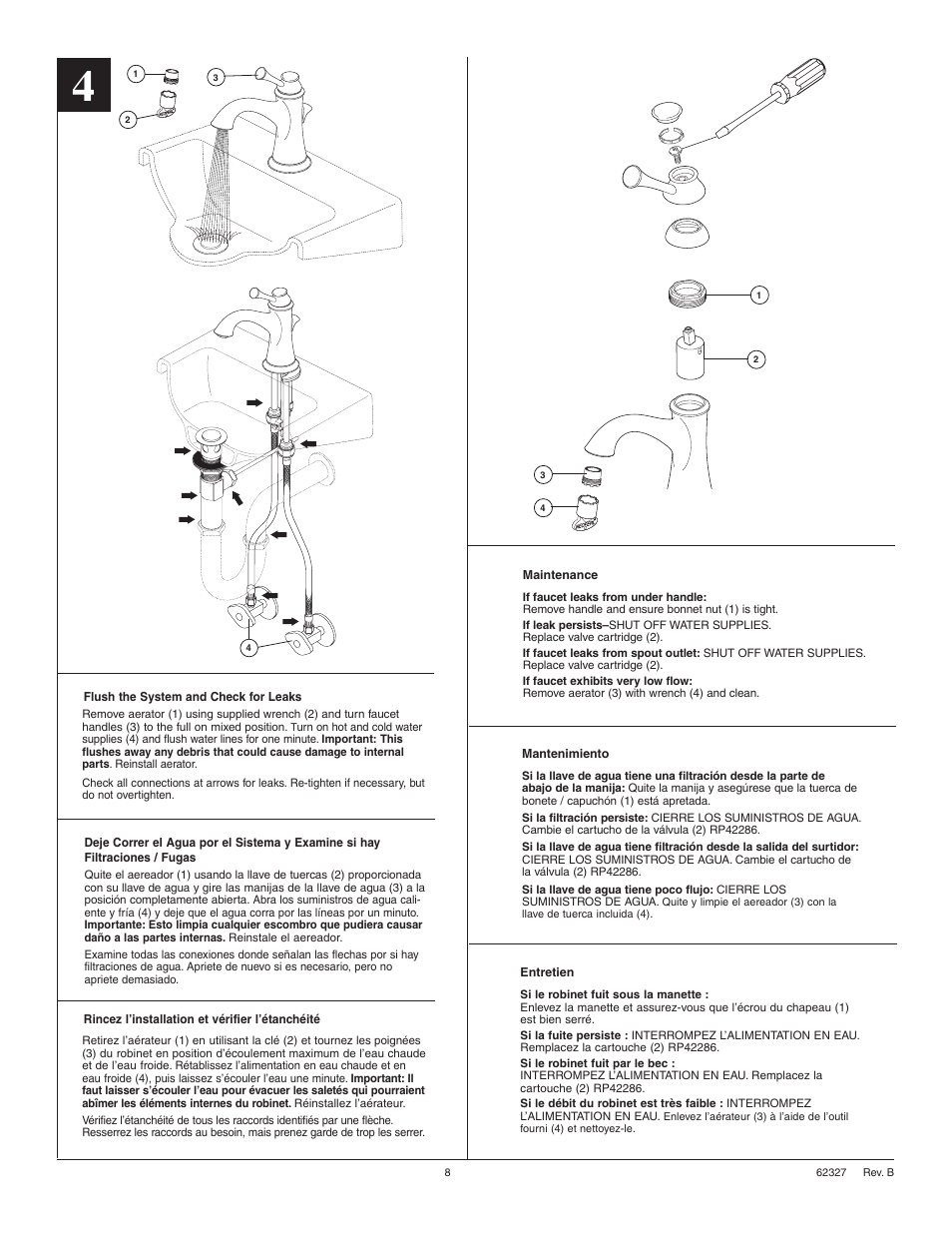 Factory Direct Hardware Brizo 65005LF User Manual | Page 8 / 8