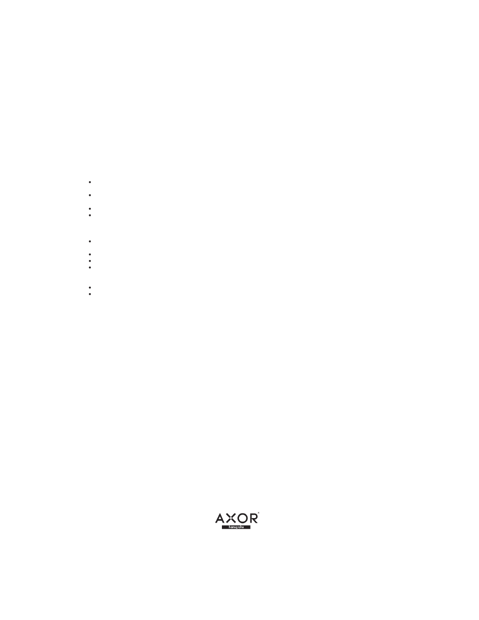 Cleaning recommendation for hansgrohe products, Limited lifetime consumer warranty | Factory Direct Hardware Hansgrohe 10074001 User Manual | Page 6 / 8