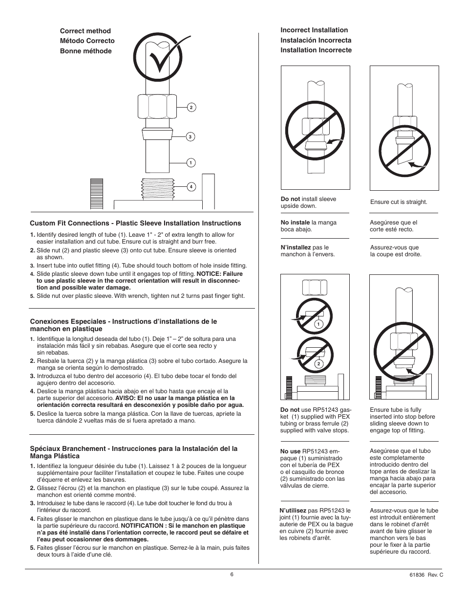 Factory Direct Hardware Delta 551-DST User Manual | Page 6 / 12