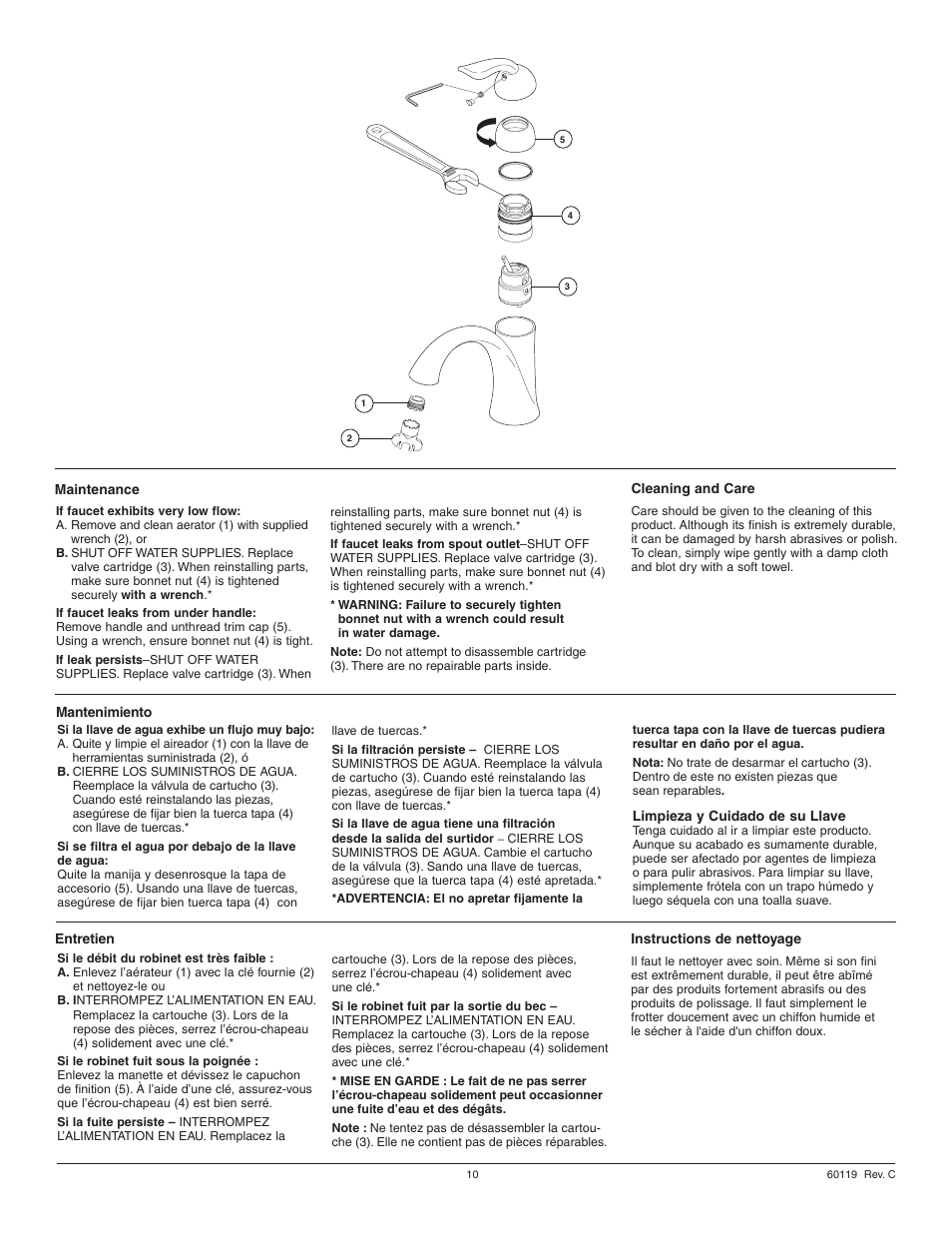 Factory Direct Hardware Delta 538-MPU-DST User Manual | Page 10 / 12