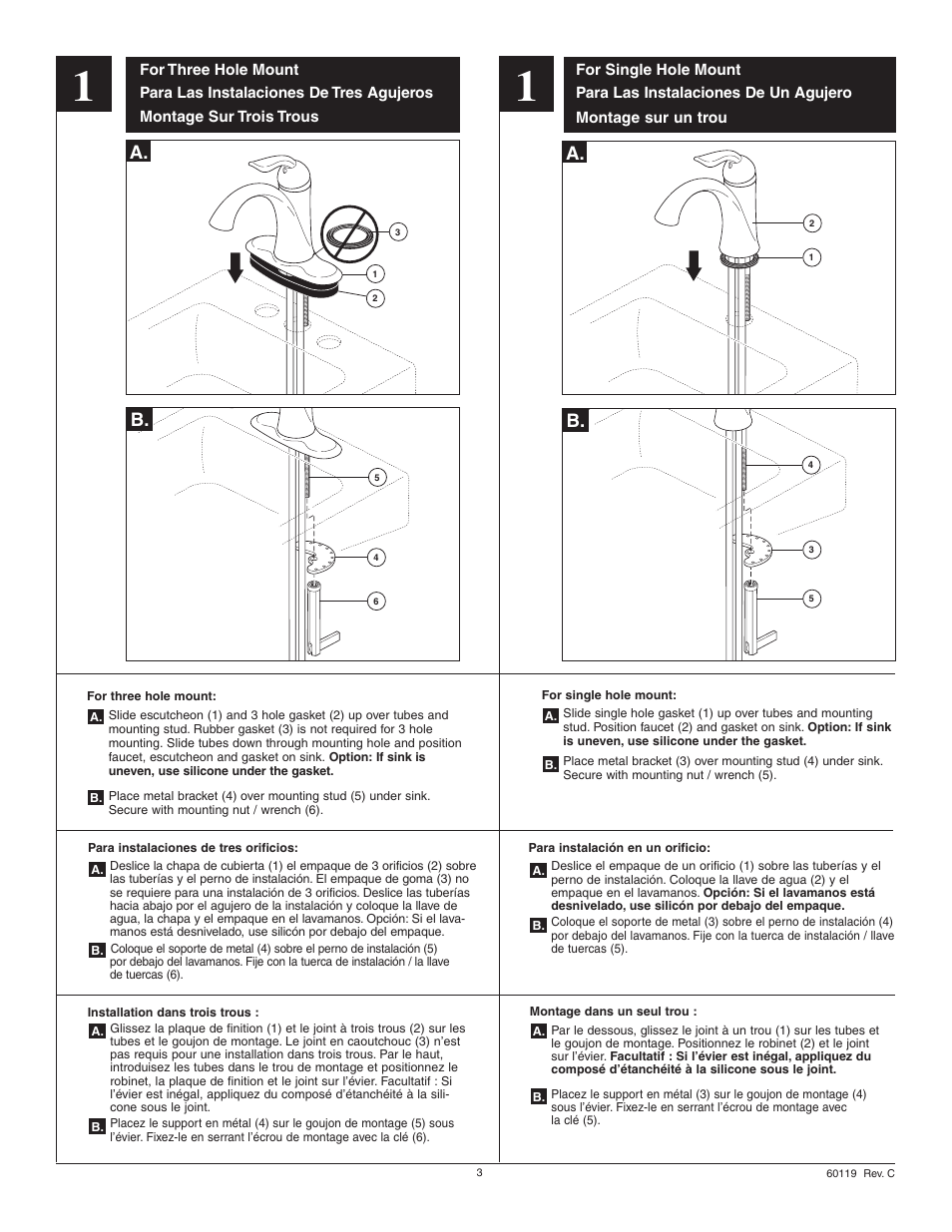Factory Direct Hardware Delta 538-MPU-DST User Manual | Page 3 / 12