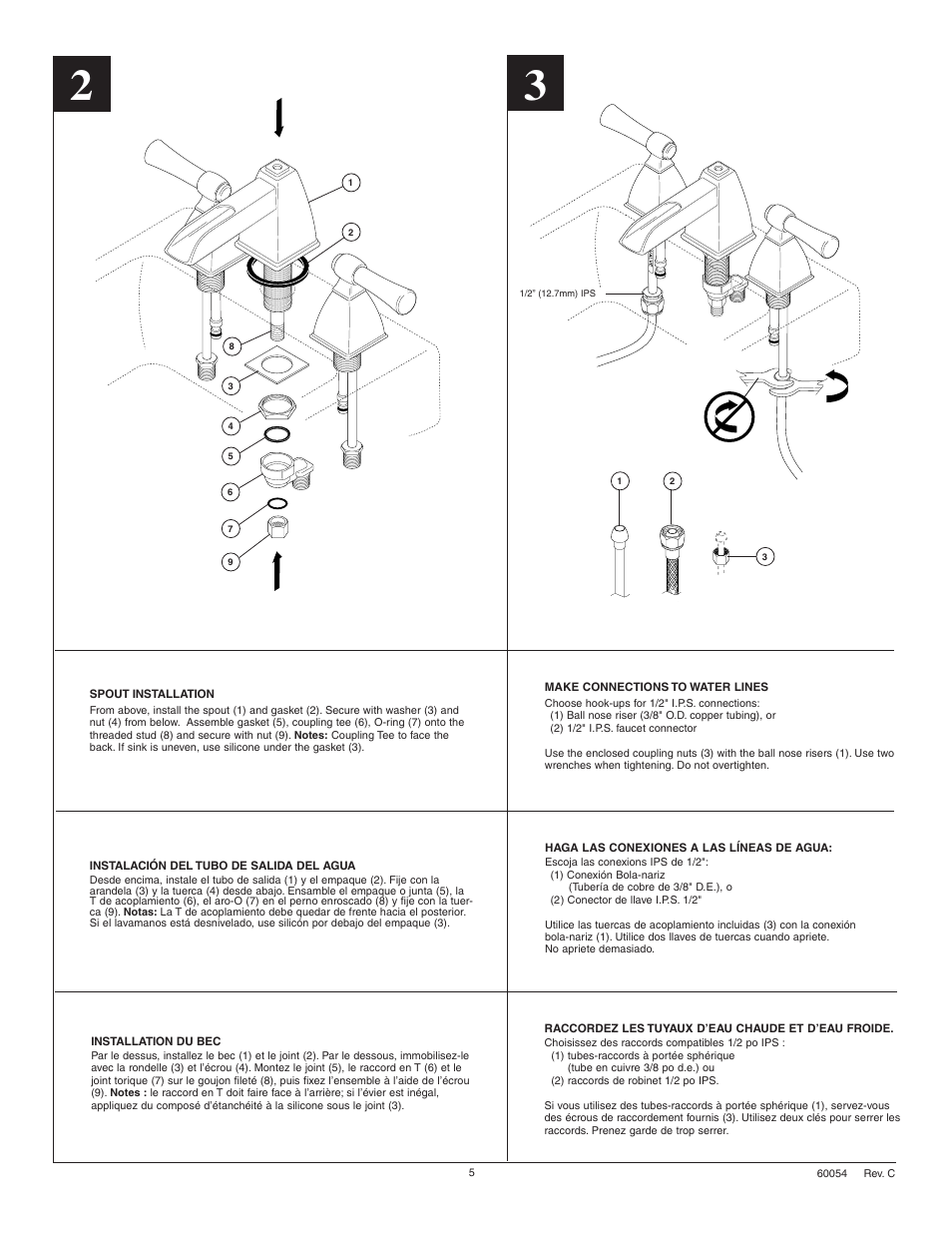 Factory Direct Hardware Brizo 65345LF User Manual | Page 5 / 8