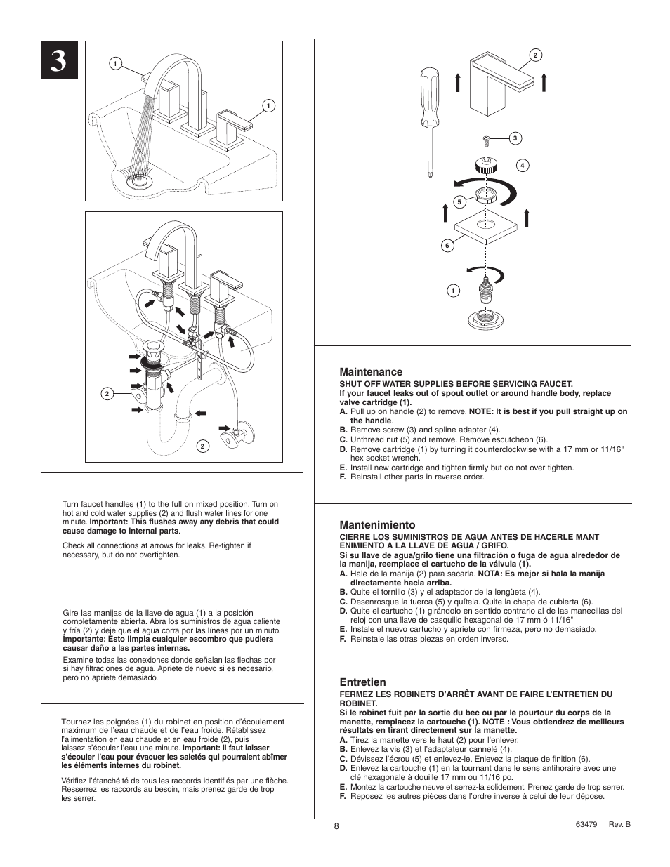 Factory Direct Hardware Brizo 65380LF User Manual | Page 8 / 8