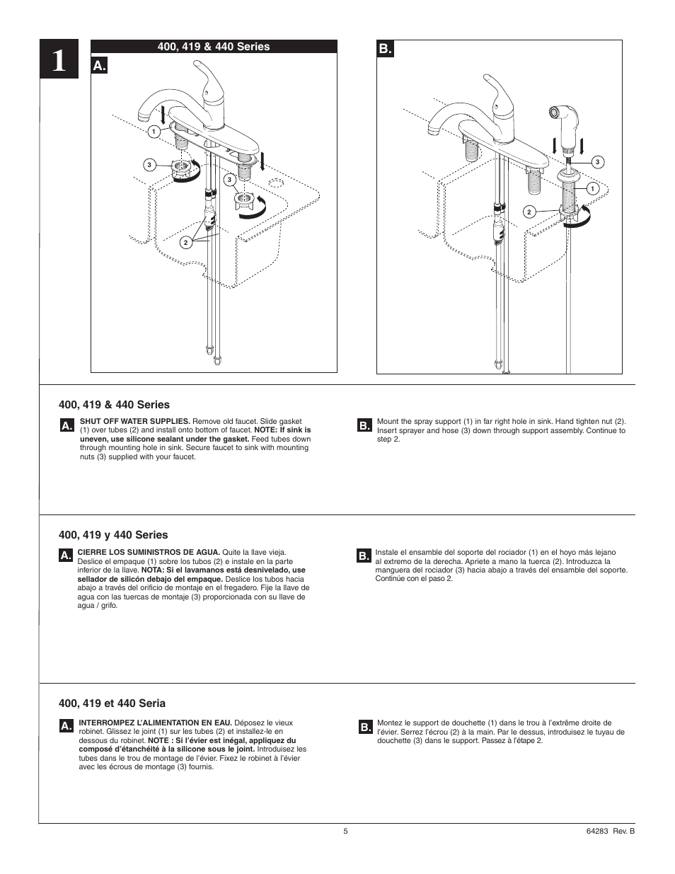 A. b | Factory Direct Hardware Delta 400-DST-L Classic User Manual | Page 5 / 12