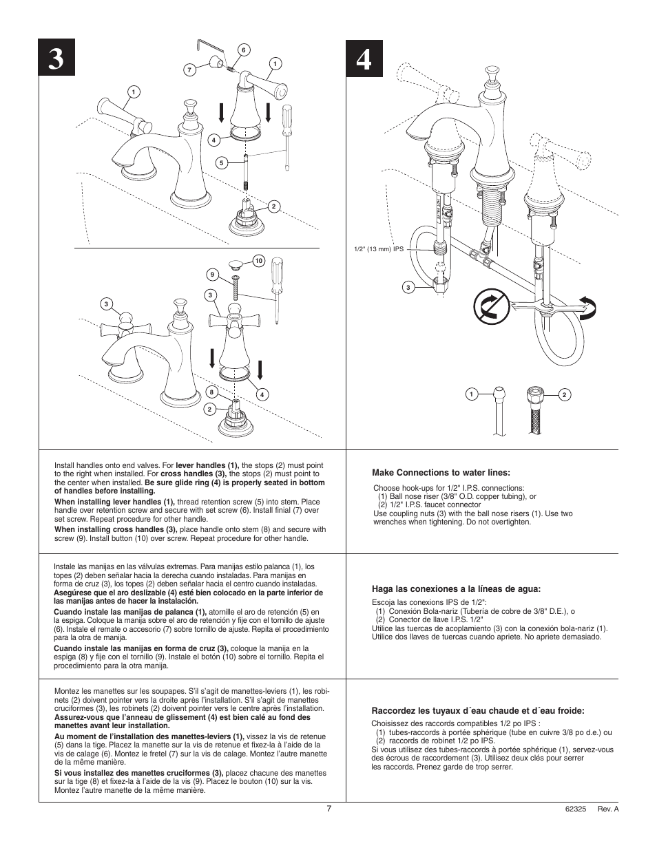 Factory Direct Hardware Brizo 65305LF-LHP User Manual | Page 7 / 8