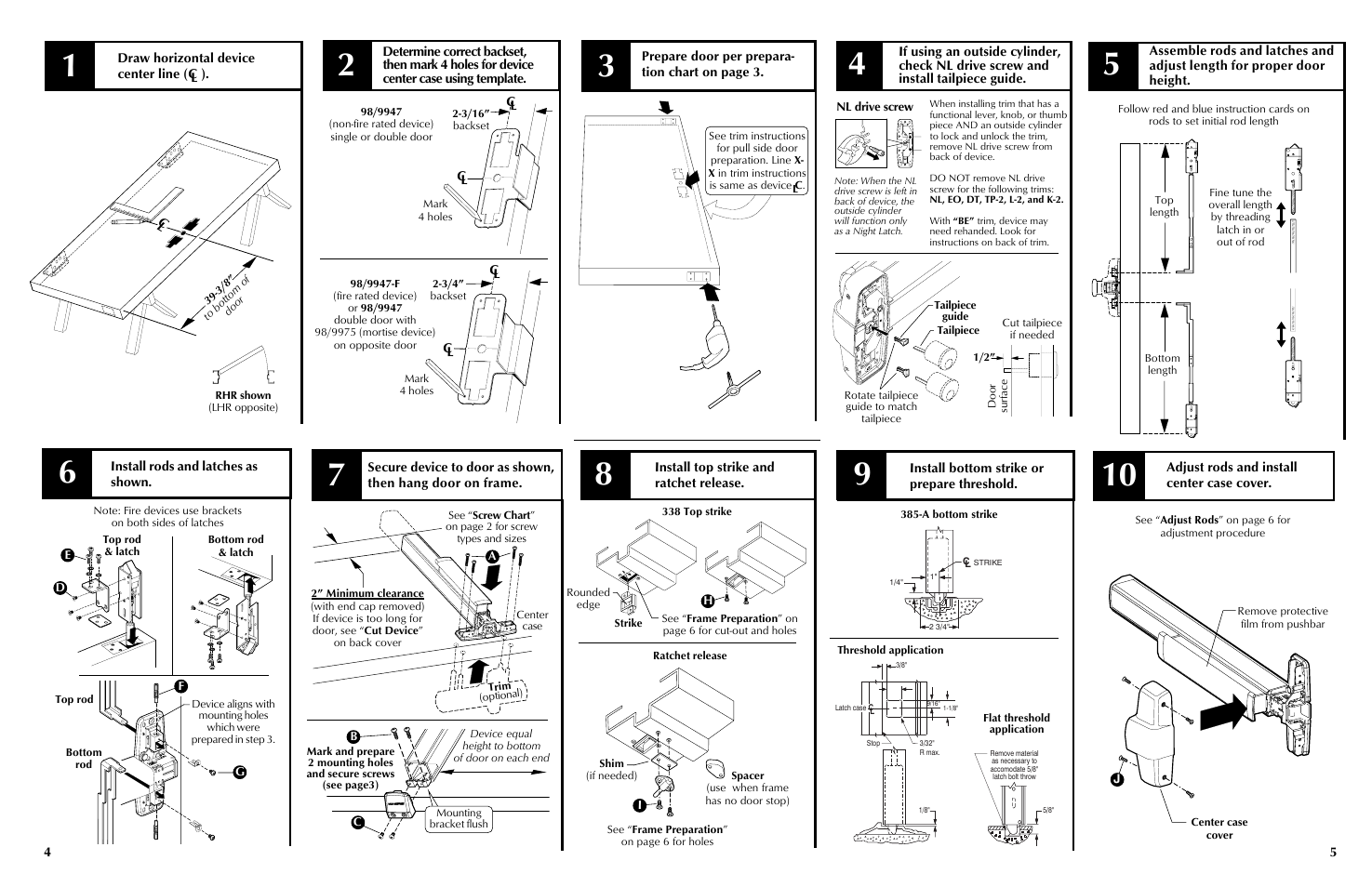 Factory Direct Hardware Von Duprin 9947EOF User Manual | Page 4 / 4