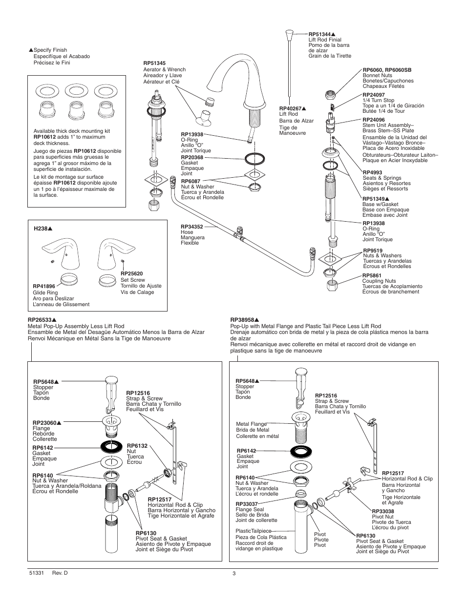 Factory Direct Hardware Delta 3538-MPU User Manual | Page 3 / 8