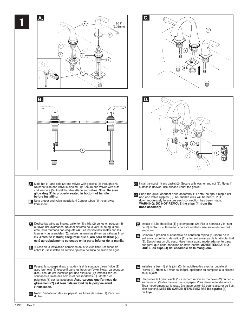 A. c. d | Factory Direct Hardware Delta 3538-MPU User Manual | Page 5 / 8