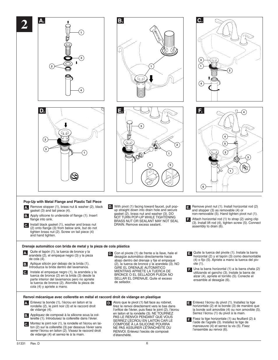 A. b. d. e, C. f | Factory Direct Hardware Delta 3538-MPU User Manual | Page 6 / 8