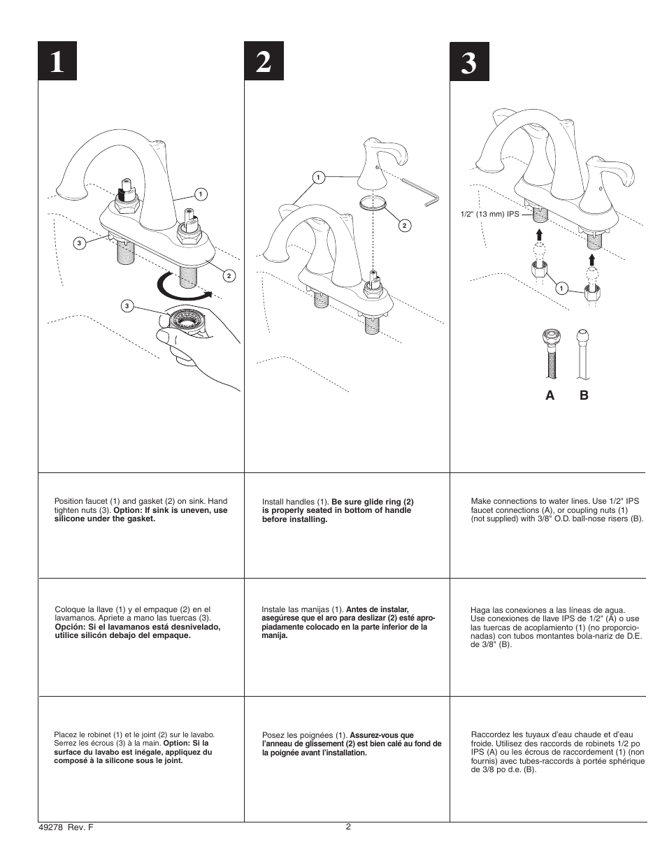Factory Direct Hardware Delta 25939LF User Manual | Page 2 / 6