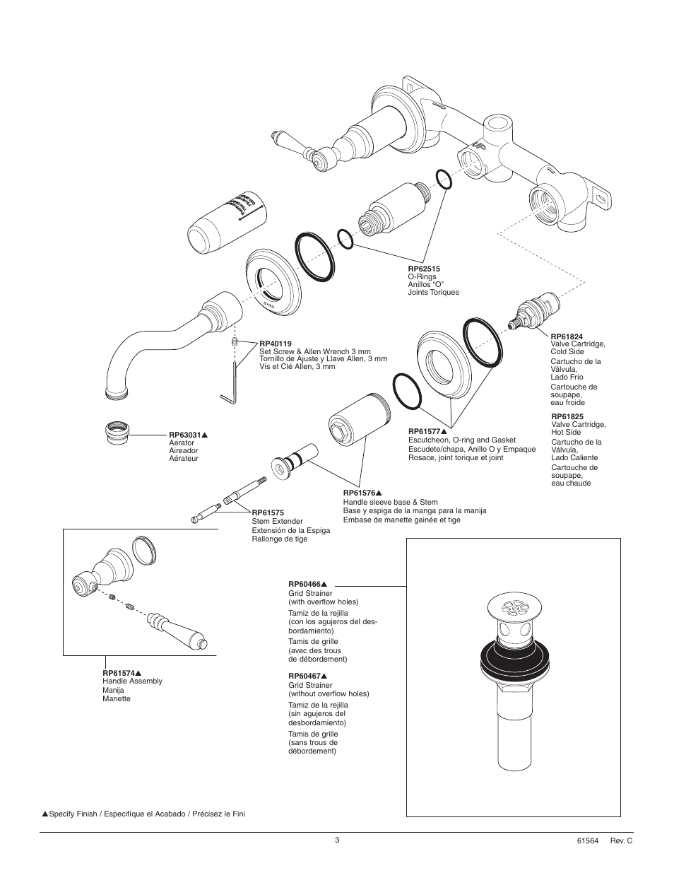 Factory Direct Hardware Brizo 65836LF User Manual | Page 3 / 8