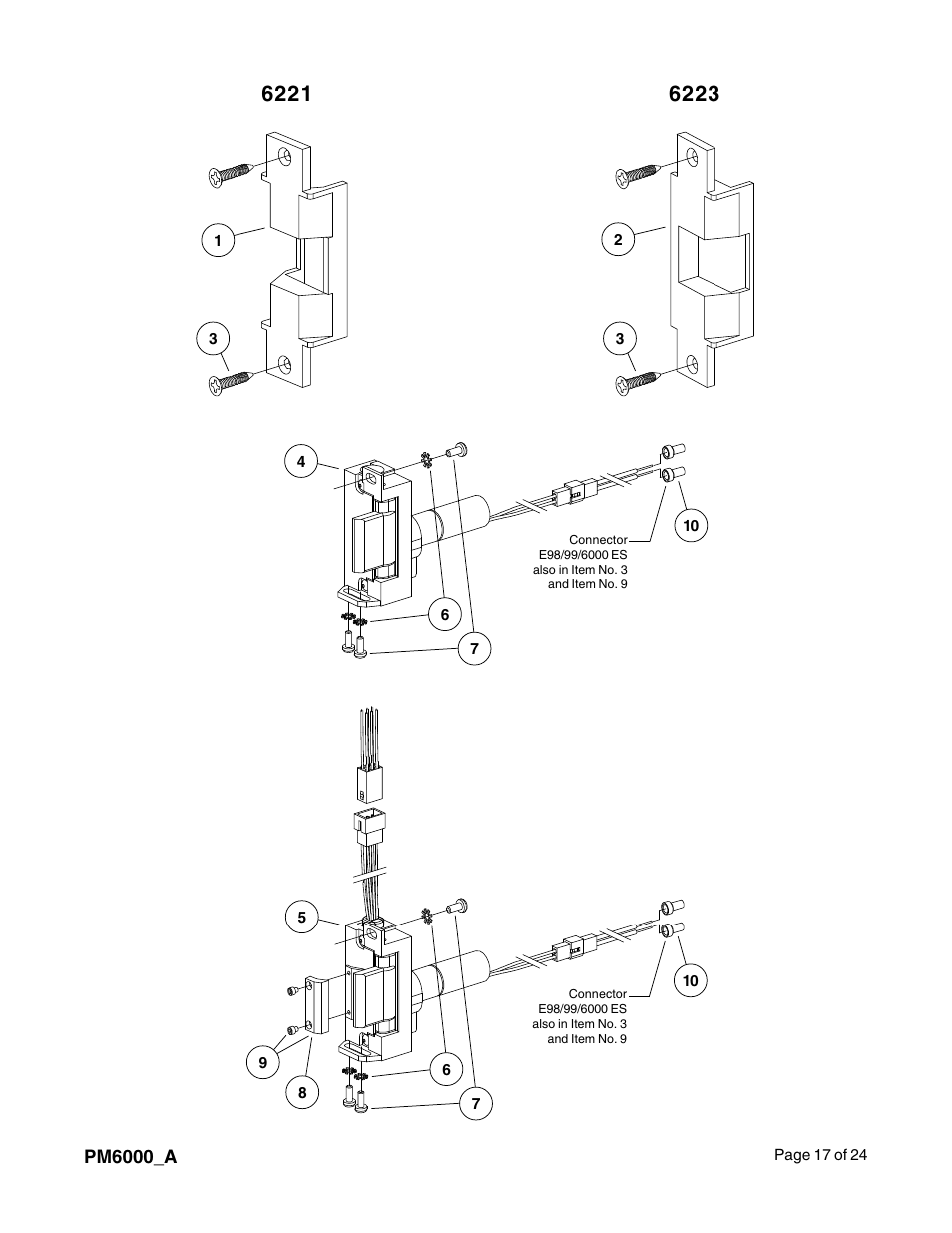 Factory Direct Hardware Von Duprin 6213 User Manual | Page 17 / 24