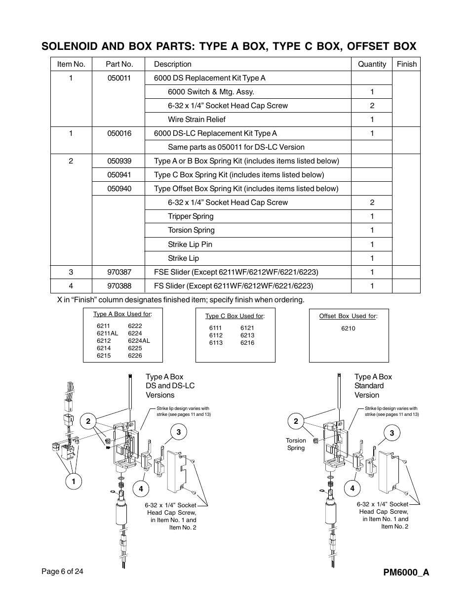 Pm6000_a | Factory Direct Hardware Von Duprin 6213 User Manual | Page 6 / 24