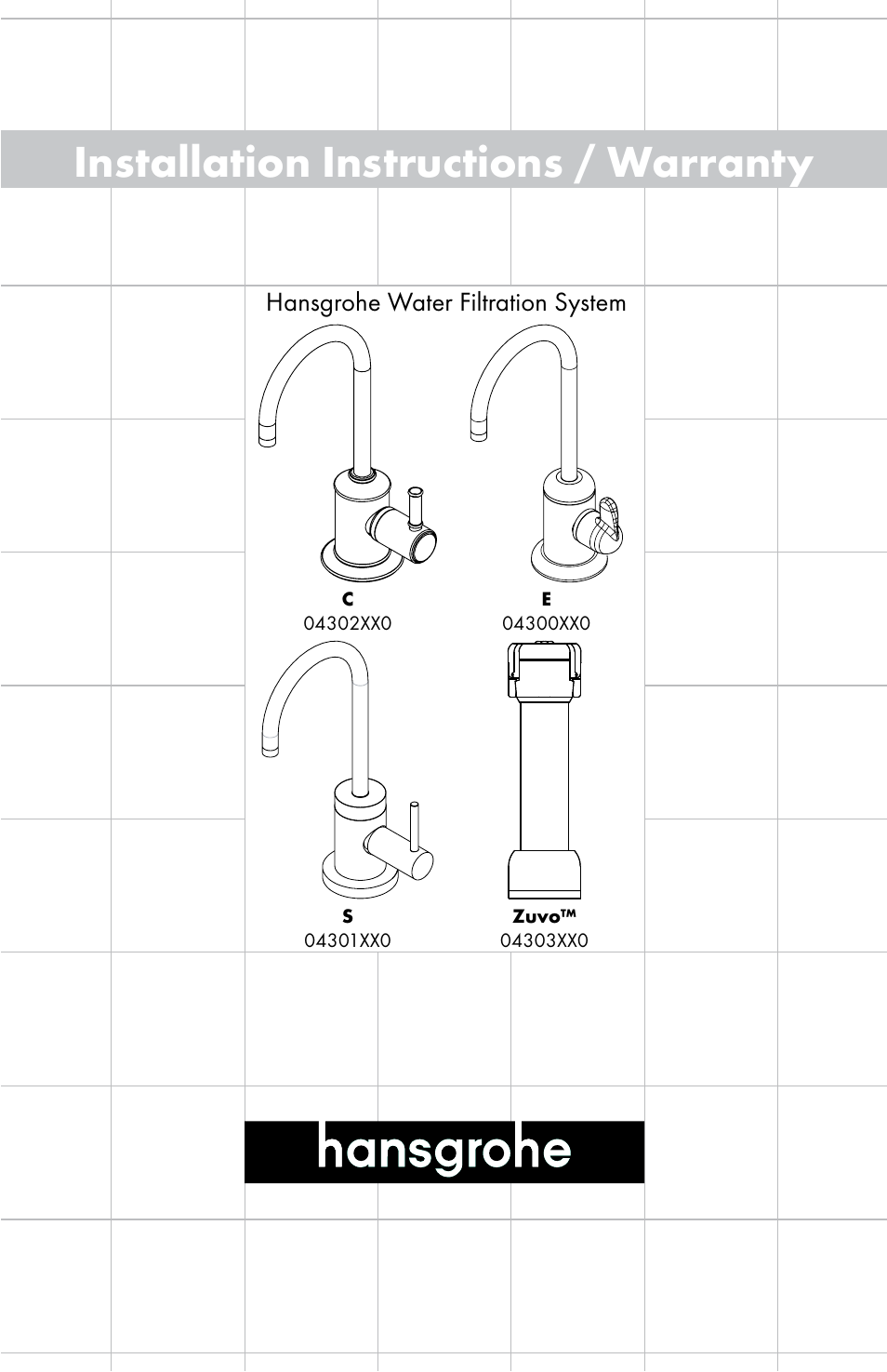 Factory Direct Hardware Hansgrohe 04301 Talis S User Manual | 20 pages