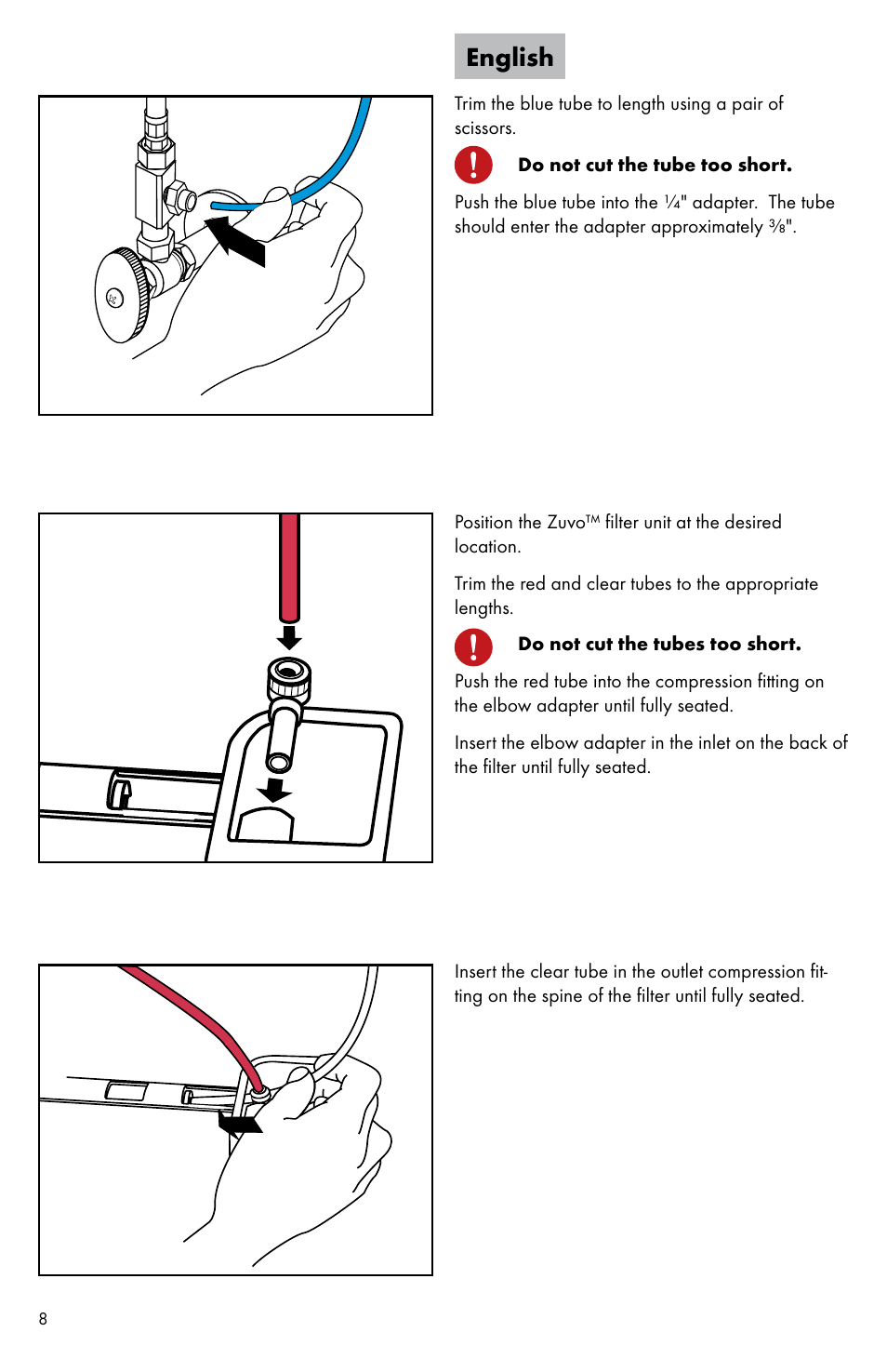 English | Factory Direct Hardware Hansgrohe 04301 Talis S User Manual | Page 8 / 20