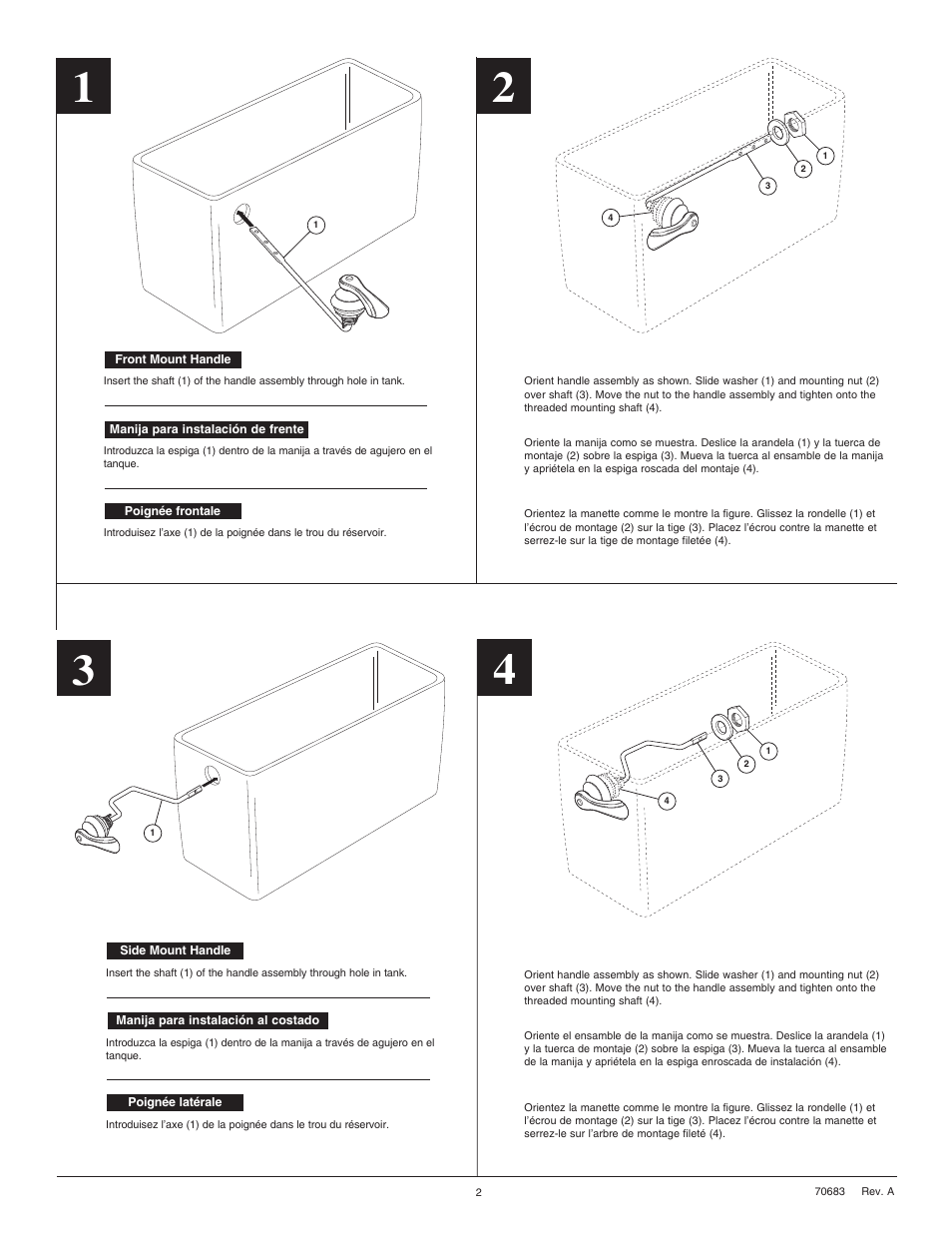 Factory Direct Hardware Brizo 696285 Charlotte User Manual | Page 2 / 2